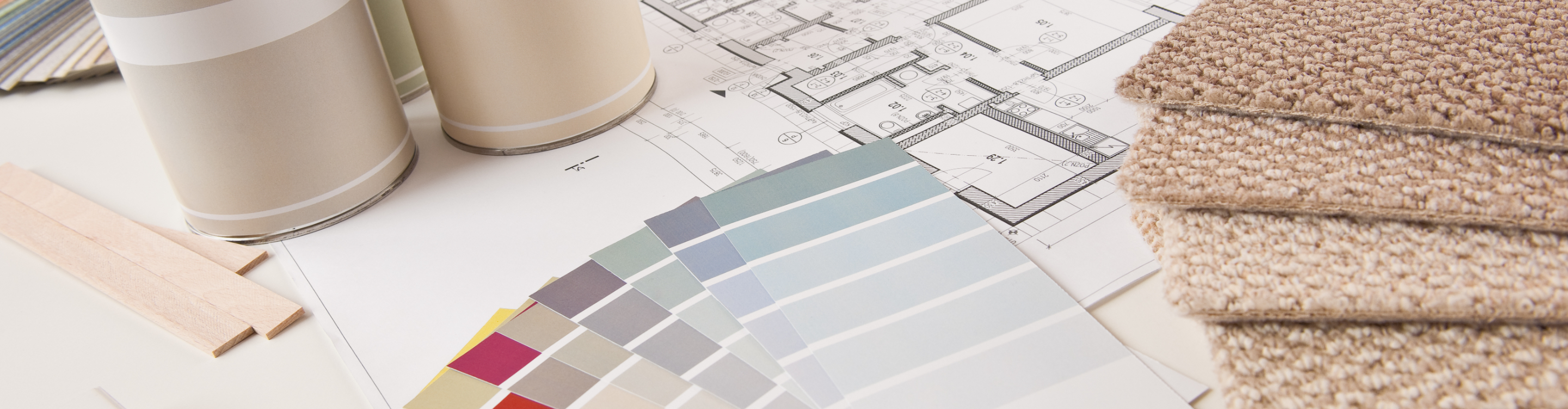 design materials paint chips layout drawings